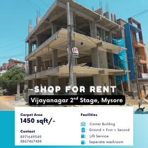 Entrance image of 1450.0 Sq.ft   Showroom for rent in Hebbal 2nd Stage for 65000