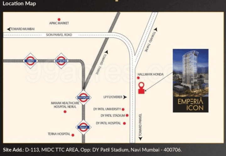 Others image of 1000.0 Sq.ft  Bare shell Office Space for sale in Nerul for 6000000