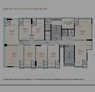 Floor Plan image of 300.0 Sq.ft  Bare shell Office Space for sale in Goregaon West for 7800000