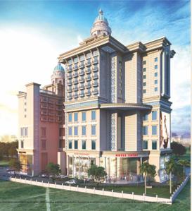Outside View image of 700.0 Sq.ft pre-leased Bare shell Office Space for sale in Raj Nagar Extension for 6000000