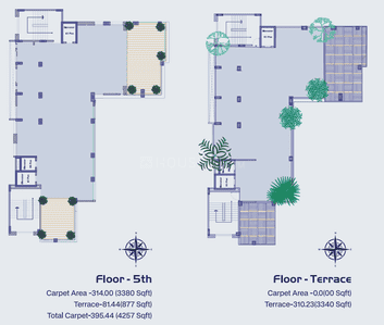 Floor Plan image of 4096.0 Sq.ft  Ready to use Office Space for rent in Mohammed Wadi for 280000