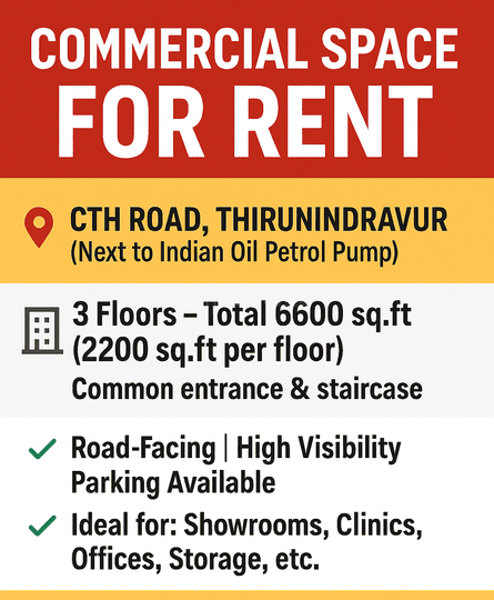 Others image of 6000.0 Sq.ft   Showroom for rent in Nadukuthagai for 25000