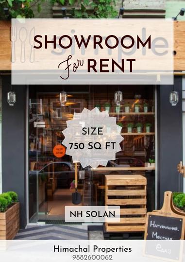 Commercial image of 750.0 Sq.ft   Showroom for rent in Lawi Khurd for 75000