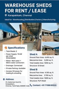 Others image of 9000.0 Sq.ft   Warehouse for rent in Karapakkam for 400000