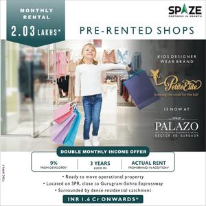 Commercial image of 550.0 Sq.ft pre-leased  Shop for sale in Sector 69 for 6000000