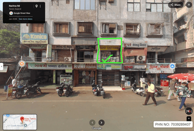 Entrance image of 100.0 Sq.ft pre-leased Ready to use Office Space for sale in Kapodra for 1200000