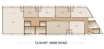 Floor Plan image of 8500.0 Sq.ft  Bare shell Office Space for sale in Nerul for 150000000
