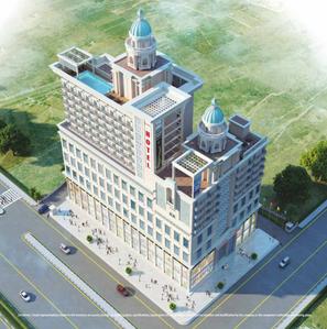 Outside View image of 700.0 Sq.ft pre-leased Bare shell Office Space for sale in Raj Nagar Extension for 6000000