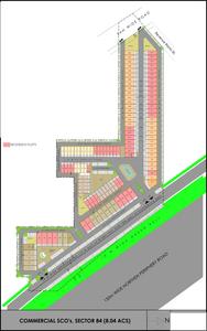 Commercial image of 642.0 Sq.ft   Showroom for sale in Sector 84 for 27000000