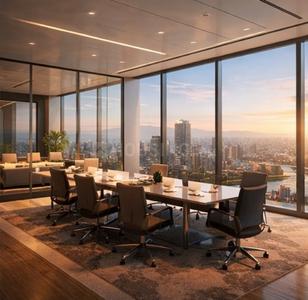 Meeting Room image of 2400.0 Sq.ft  Bare shell Office Space for sale in Thane West for 39600000