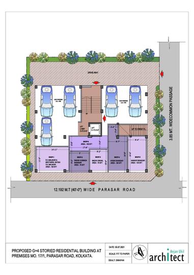 Commercial image of 1879.0 Sq.ft  Bare shell Office Space for sale in Kalighat for 35220000