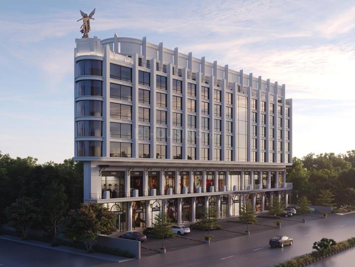 Outside View image of 732.0 Sq.ft  Bare shell Office Space for sale in Anurag Nagar for 8052000