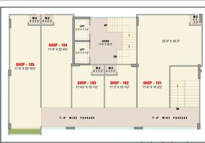 Commercial image of 462.0 Sq.ft Shop for sale in Maninagar for 11550000