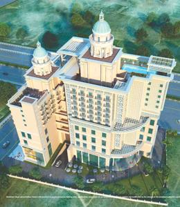 Outside View image of 700.0 Sq.ft pre-leased Bare shell Office Space for sale in Raj Nagar Extension for 6000000