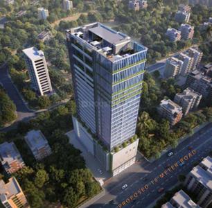 Outside View image of 680.0 Sq.ft Bare shell Office Space for sale in Thane West for 6000000