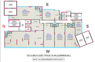 Floor Plan image of 756.0 Sq.ft  Bare shell Office Space for sale in Borivali East for 25704000