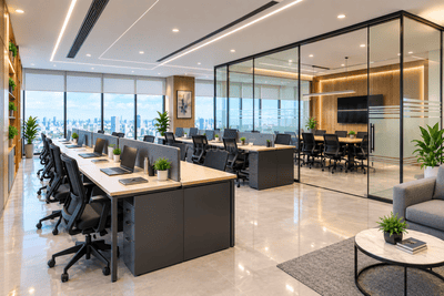 Bare shell Office Space