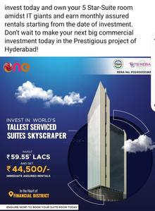 Commercial image of 397.0 Sq.ft pre-leased Ready to use Shop for sale in Financial District for 5955000