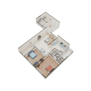 Maple Green Residency Tower A to D 3D 2
