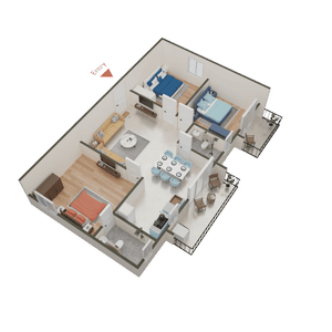 Skandas SLN Residency 3D 2