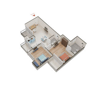 Amrapali Augusta Tower 3D 2