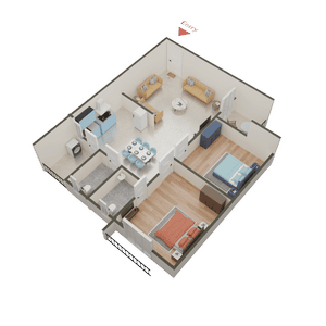 K H Krishna Heights 3D 2