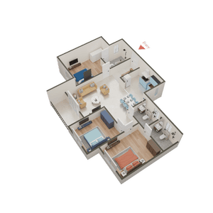 Ajmera Nucleus Phase 2 Residential C Wing 3D 1
