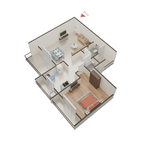 Satyam Yashoda Residency 3D 2