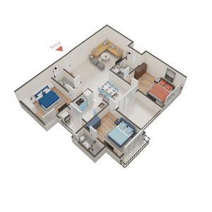 Man Developments Royal Amar Green Phase III 3D 2