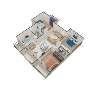 Biltech Engineers Biltech Surya Residency 3D 1