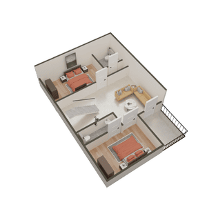 Indo Eco O2 Zone Villas Plot 3D 3