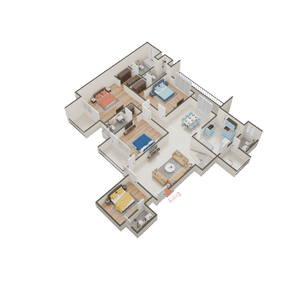 Emaar Palm Terraces 3D 4
