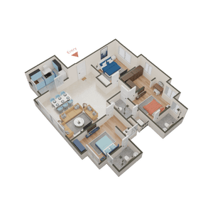 Lodha Upper Thane Tiara A To B 3D 1