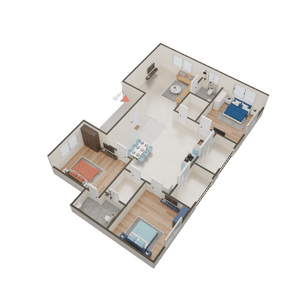 Madhav Anand Flats 3D 2