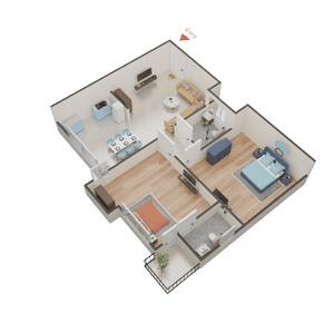 Quantum DNR Apartment 3D 2