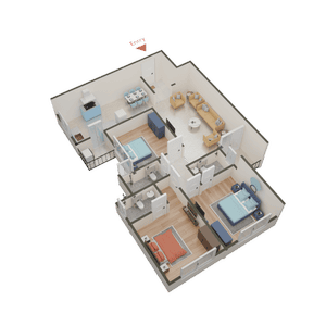 Gallery Cover Pic of Courtyard The Residence III