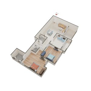 Omkar Ganadhish Apartment 3D 2