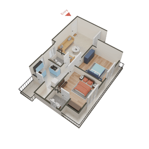 Shree Balaji Agora Residency 3D 2