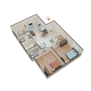The Nest Charm 3D 2