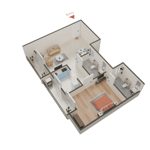 KM Palms III 3D 2