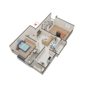 GS Lake View Apartments 3D 2