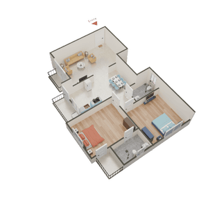 JVM Spaces Gyanam Homes 3D 2
