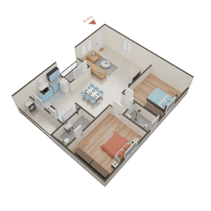 Amigos Red Oaks Apartment 3D 2