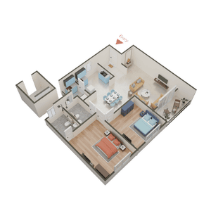 Shriram Chirping Woods Tower 5 3D 1