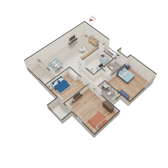 Ishaan Park Plot 3D 1