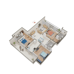 Kamal Ideal Sapphire Floors 3D 1