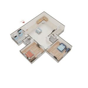 Swaraj Homes Bharat Petroleum Apartment 3D 1