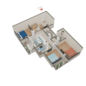 Rajwada Altitude Block 1 3D 1