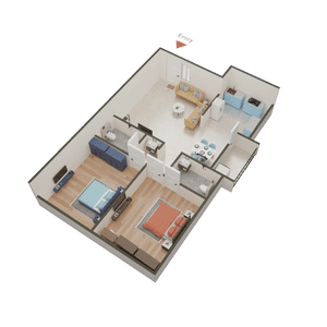 Sriramalu SLV Tower 3D 2