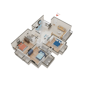 Flora Iris 3D 2
